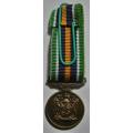 Miniature De Wet Medal Thin Type