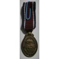 Miniature John Chard Medal Voided Acorn Dark Type