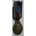 Miniature John Chard Medal Voided Acorn Dark Type