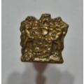 Miniature Mention in Despatches Bronze Coat of Arms for Ribbon Bar Matthysen p 278 nr 24