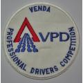 Venda Road Safety Council Professional Drivers Competition Badge Embroidered on Material 86mm