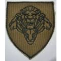 SANDF Army Pride of Lions Shoulder Flash Embroidered on Material