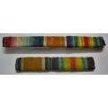 WWI Medal Ribbon Bar Full Size (Note: Second bar on pictures have no pin attached)