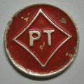 General Post Office Token (5c) Hern 442u Painted Different Shades of Red Magnetic Uniface