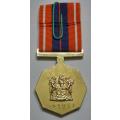 Full Size Pro Patria Medal Numbered at Back Flush Epoxy w/ Cunene Bar
