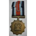 Full Size Military Merit Medal Numbered at Back w/ Bar