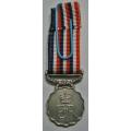Miniature Union Medal w/ Royal Cypher