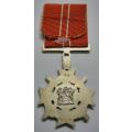 Full Size Honoris Crux Decoration Silver Nr 15 Marked STG SAM w/ Bar & Button Matthysen 5 SEE INFO