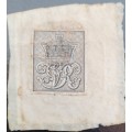 Great Britain 2`6 revenue embossed with seal