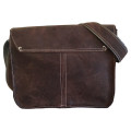 Genuine Leather Unisex Handmade Shoulder Messenger Bag,Cross body for 13" Laptop,Ipad,Tablet Handbag