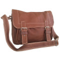 Genuine Leather Unisex Handmade Shoulder Messenger Bag,Cross body for 13" Laptop,Ipad,Tablet Handbag