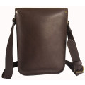 Genuine Leather Unisex Handmade Shoulder Messenger Bag, Handbag, Apple iPad /Tablet
