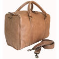 100% Genuine Leather High Quality Handcrafted Duffel, Luggage, Travel, Gym Bag - Unisex