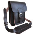 Real Leather Unisex Handmade Shoulder Messenger Bag,Cross body, Handbag fits iPhone, Tablet, Apple