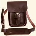 Real Leather Unisex Handmade Shoulder Messenger Bag,Cross body, Handbag fits iPhone, Tablet, Apple