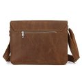 Genuine Leather Cross Body Bag, Handbag, Messenger- Fits  14 Inch Laptops,Tablets, iPad, Phones