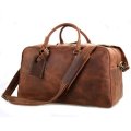 Handmade Full Grain Leather Travel Bag / Luggage / Sport Bag / Weekend Bag