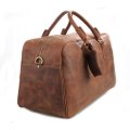Handmade Full Grain Leather Travel Bag / Luggage / Sport Bag / Weekend Bag