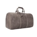 Handmade Full Grain Leather Duffle Bag / Travel Bag / Luggage / Sport Bag / Weekend Bag -Light Brown