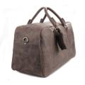 Handmade Full Grain Leather Travel Bag / Luggage / Sport Bag / Weekend Bag - Dark Brown