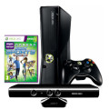 Microsoft Xbox 360 S 4GB Console with Kinect Sensor and Kinect Sports Game| Mint Condition