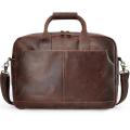 15 Inch Full Grain Leather Briefcase, Messenger Bag, Fits Mac book, Laptop, iPad, Mobile Phone