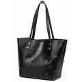 Full Grain Leather Classic Tote Handbag, Shoulder Bag - Black Colour Available