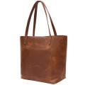 Full Grain Leather Classic Tote Handbag - Add R650 to Upgrade Tote to carry 14 Inch Laptop