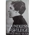 Boundless Privilege - Marjorie Juta: Signed Copy