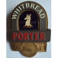 Whitbread Portert Traditional Draught Ale - Whitbread Brewery London Draught Beer Tap Sign