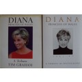 2 Princess Diana Books - A Tribute in Photographs and A Tribute