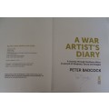 A War Artists Diary  Peter Badcock - Signed copy