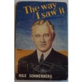 The Way I Saw It  Max Sonnenberg