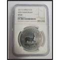 2017 SA Silver Kruger Rand // NGC SP 69 // See picture of actual coin // Very nice Coin!!
