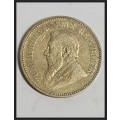 ZAR 1894 2 1/2 Shillings Only 135 012 Minted picture of actual coin