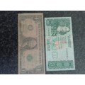 Vintage R10 note , 1 dollar
