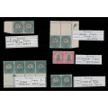 Union of South Africa.  18 Union varieties as per scan.  Fine unmounted / mounted mint.