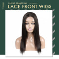100% Virgin Brazilian Straight Human Hair Wig - Middle Part - 14 Inches
