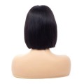 100% Virgin Brazilian BoB Wig - Straight Human Hair Wig - 8 Inches - Lace Frontal