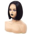 100% Virgin Brazilian BoB Wig - Straight Human Hair Wig - 8 Inches - Lace Frontal
