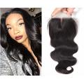 Brazilian Virgin Body Wave 4x4 Lace Closure - Single Parting - 10 Inch - Natural