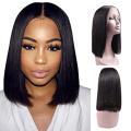 Virgin Unprocessed Brazilian Lace Frontal Wig - Straight Human Hair - 10 Inches - Grade 11