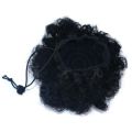 Premium Synthetic Drawstring Afro Pondo Ponytail - Black