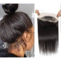 360 Degrees Full Lace Frontal - Brazilian Straight  Hair - 18 Inches - 1B