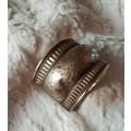 Vintage Brass Ornate Cuff Bangle SALE