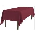 Rectangular Tablecloth - Burgundy Colour - 150x250cm