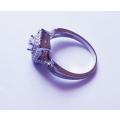 S925 Silver Filled Engagement Ring 8 | Q