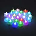 Bulk from 6 /// Brand new LED Colorful Smokeless Candles 24Pcs
