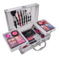 Professional Makeup Set 3 Lyers Suitcase Makeup Kit Glitter Lipstick Brushes Nail Polish Cosmetic