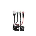 KLGO 3-in-1 2.4A Fast Charge Cable For Android and IOS - S-680